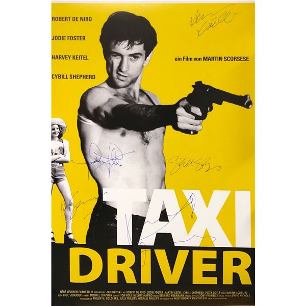 Taxi Driver Robert De Niro Poster Signed