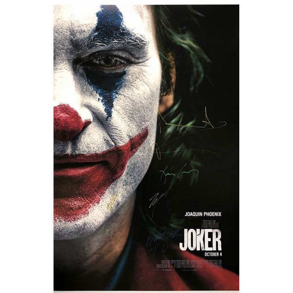 Joker 2019 Poster Joaquin Phoenix Autographed Signed