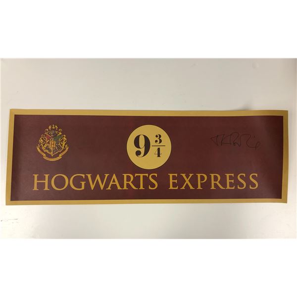 Harry Potter Playfrom JK Rowling Poster Signed
