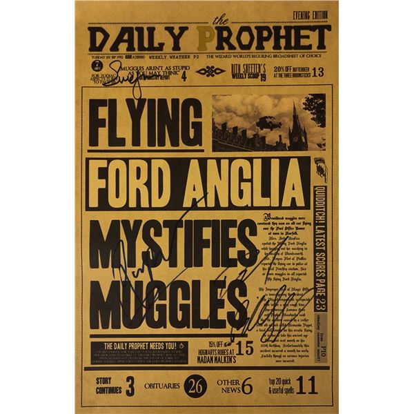 Harry Potter Daniel Radcliffe Poster Signed