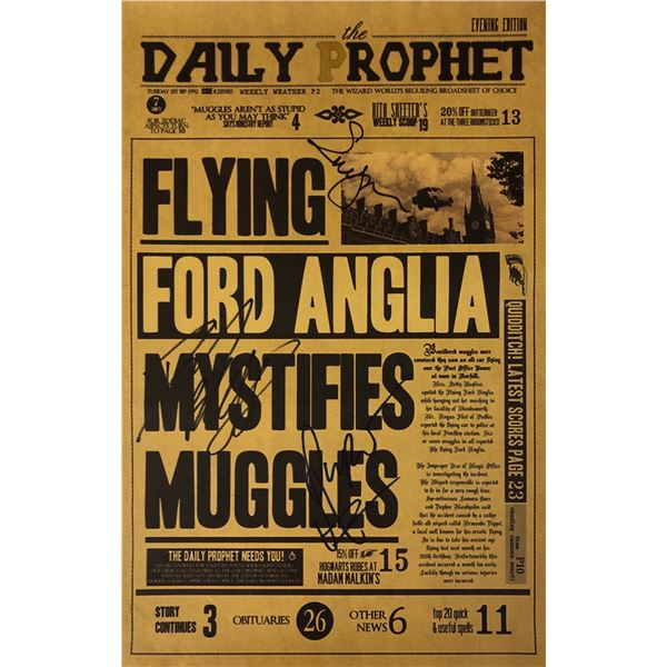 Harry Potter Emma Watson Poster Autographed