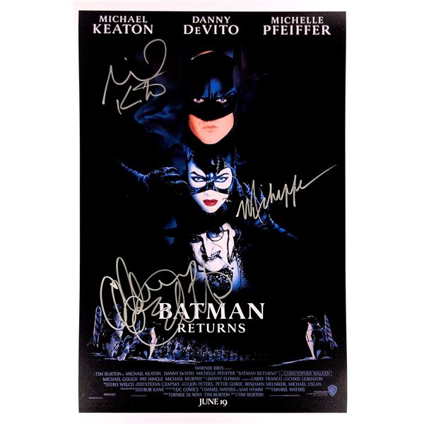 Michelle Keaton Michelle Pfeiffer Autograph Signed Batman Poster