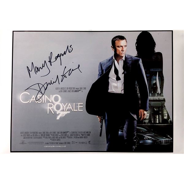 Daniel Craig Autograph Signed James Bond 007 Poster