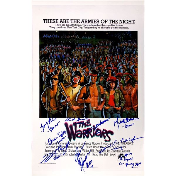 Michael Beck James Remar Autograph Signed Warriors Poster