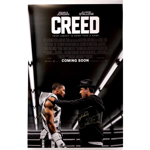 Sylvester Stallone Autograph Signed Creed  Poster