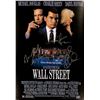 Image 1 : Michael Douglas Charlie Sheen Autograph Signed Wall Street Poster