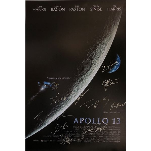Tom Hanks Autograph Signed Apollo 13 Poster