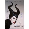 Image 1 : Angelina Jolie Autograph Signed Maleficent Poster
