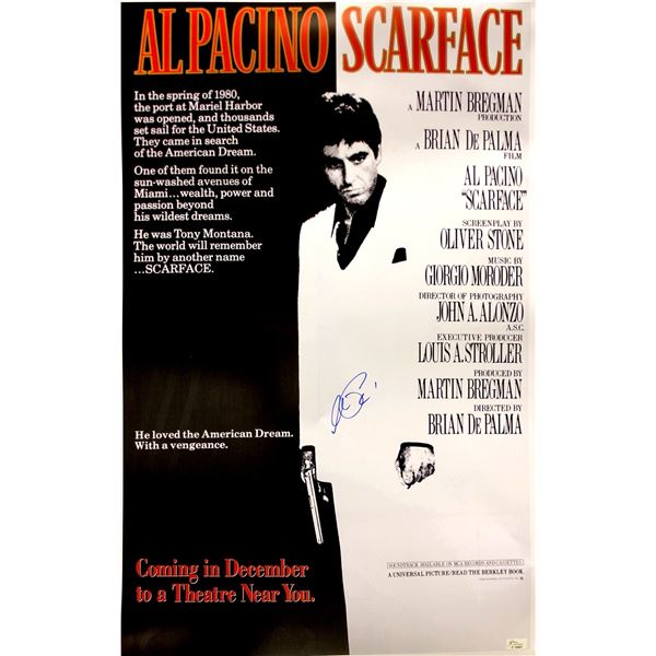 Autograph Signed Scarface Poster