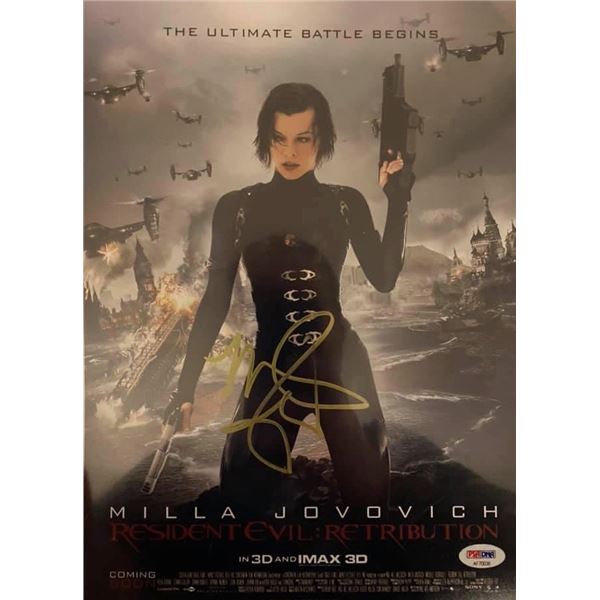 Mila Jovovich Autographed Signed Photo