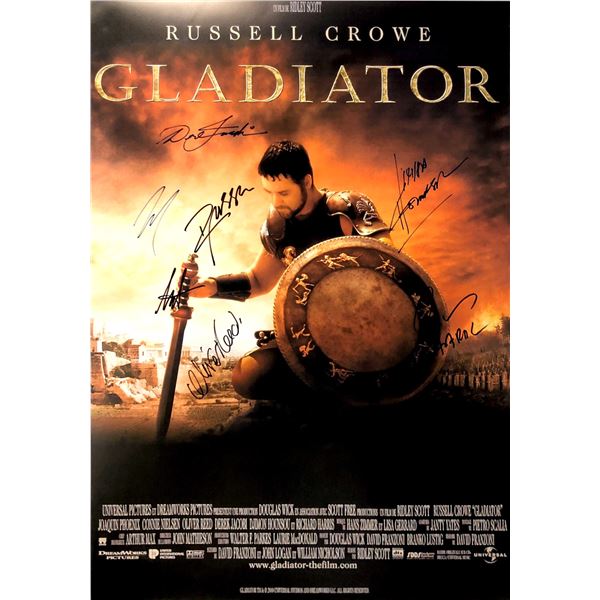 Autograph Signed Gladiator Poster