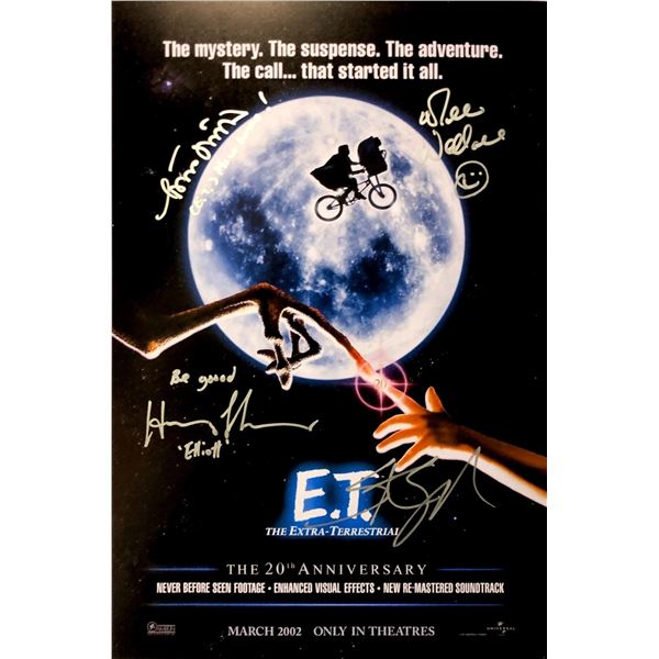 Autograph Signed E.T. Poster