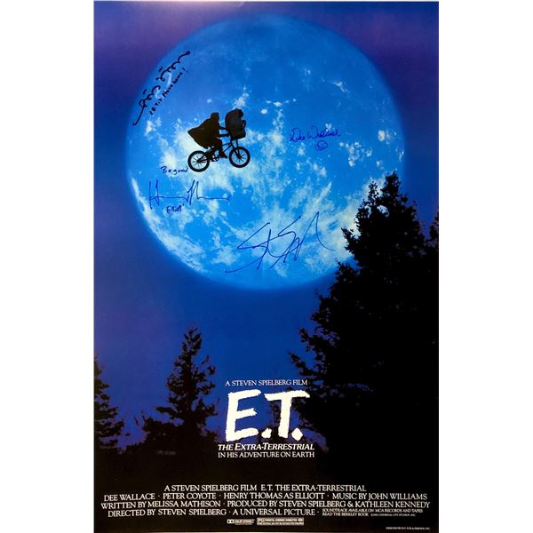 Autograph Signed E.T. Poster