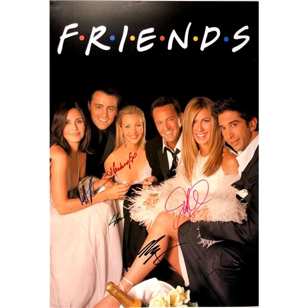 Autograph Signed FRIENDS Poster