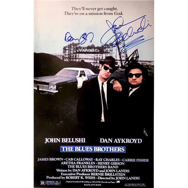 Autograph Signed Blues Brothers Poster
