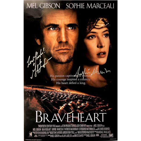 Autograph Signed Braveheart Poster