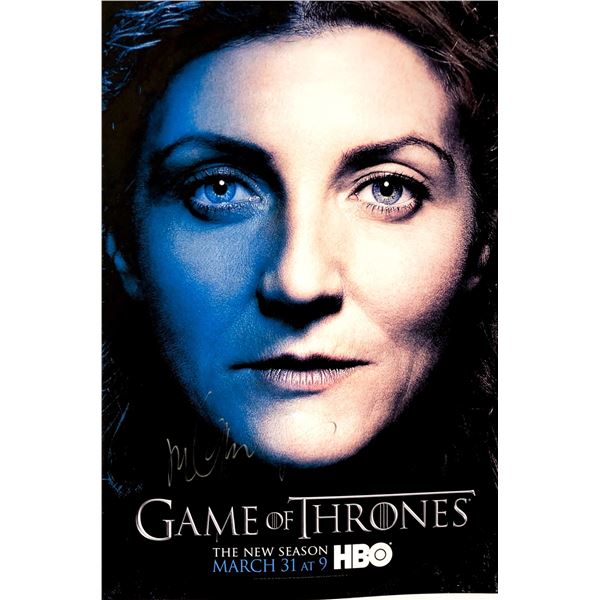 Autograph Signed Michelle Fairley Game of Thrones Poster