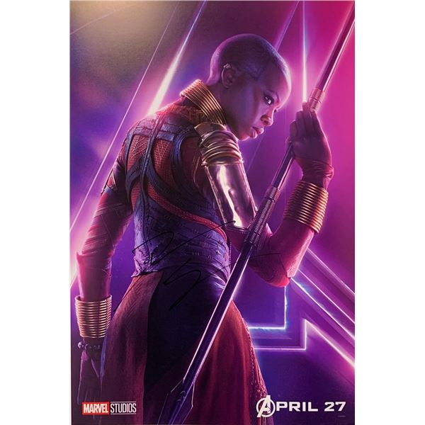 Danai Gurira Autograph Signed Avengers Poster