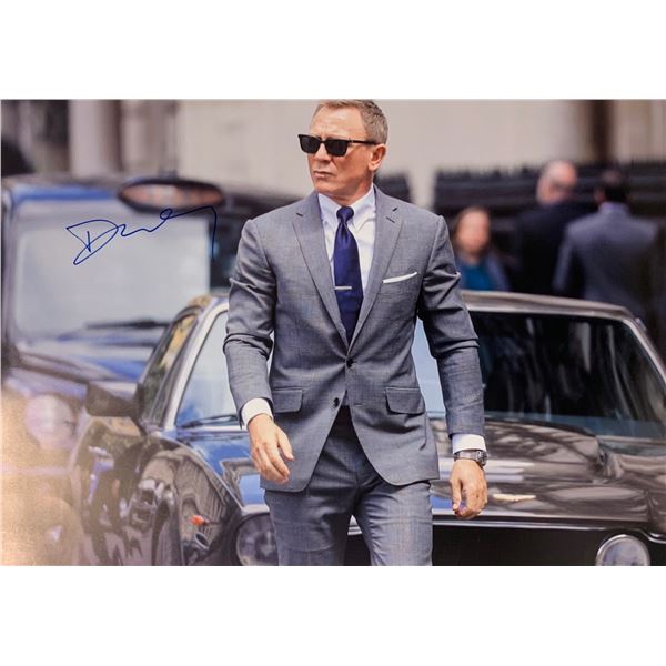 Daniel Craig Autograph Signed James Bond 007 Poster