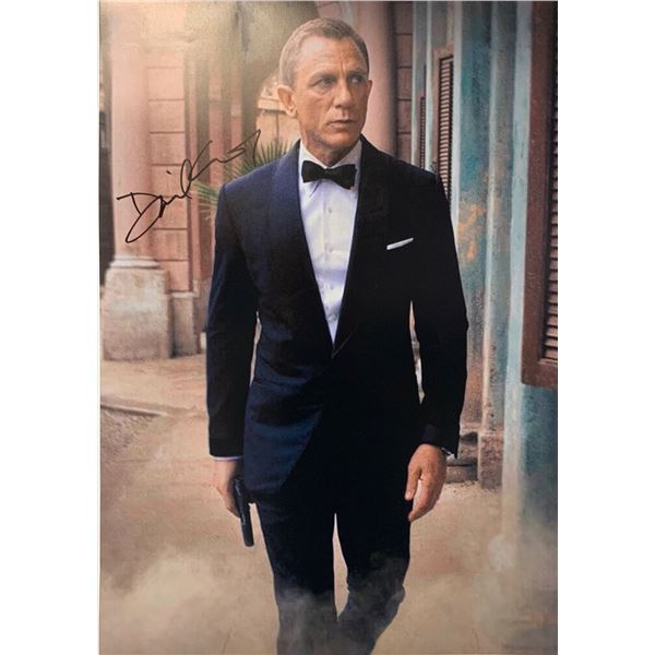Daniel Craig Autograph Signed James Bond 007 Poster