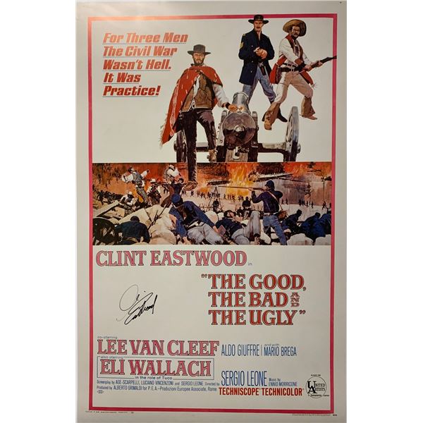 Clint Eastwood Autograph Signed Poster