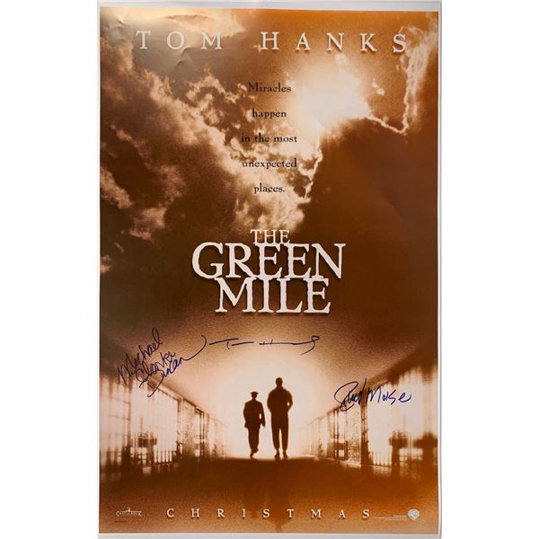 Tom Hanks Autograph Signed Green Mile Poster