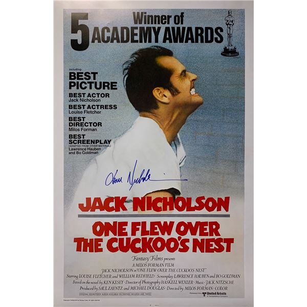 Autograph Signed Flew Over the Cuckoos Nest Poster