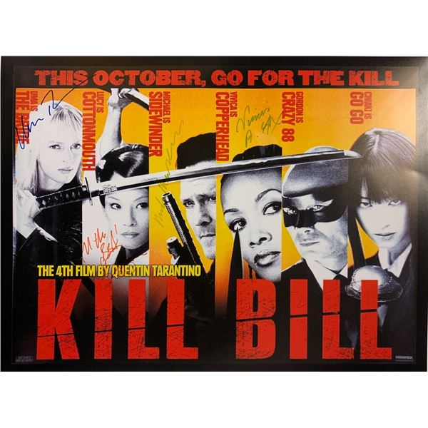 Autograph Signed Kill Bill Poster