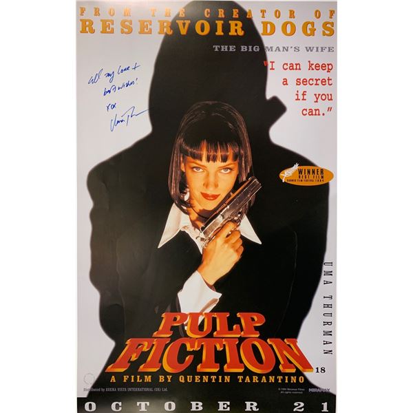 Autograph Signed Pulp Fiction Poster