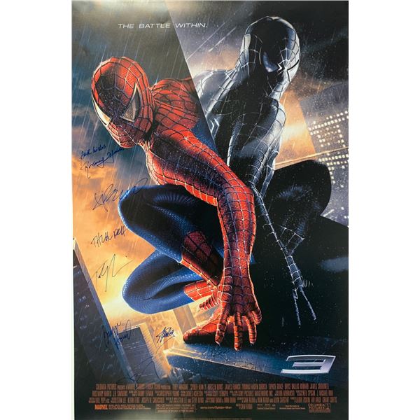 Autograph Signed Spiderman 3 Poster