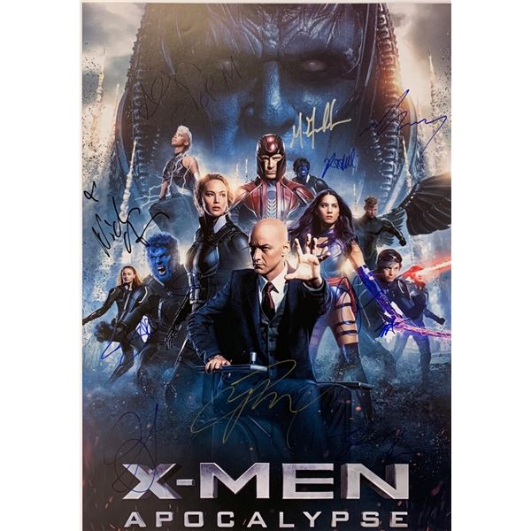 Autograph Signed X-Men: Apocalypse Poster