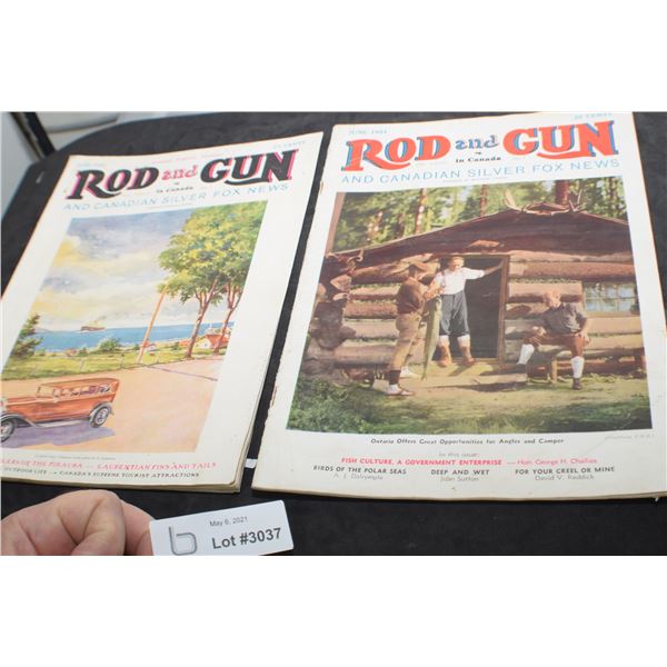 1930s ROD & GUN HUNTING MAGAZINES