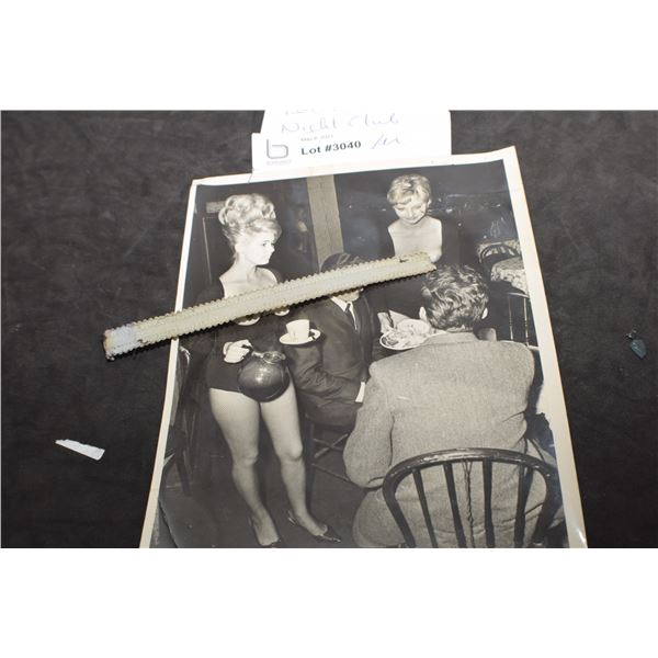 RARE 1960s VANCOUVER NIGHT CLUB PHOTOGRAPH