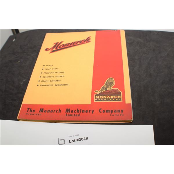 ANTIQUE MONARCH PUMP CATALOG