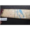 Image 1 : SCARCE ANTIQUE ROLL-A-MAP FOR SUN VISOR (CLIPS BROKEN)