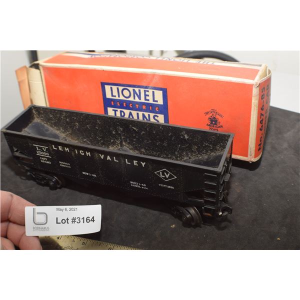 LIONEL TRAIN TOY POST WWII 6476 HOPPER CAR