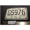 Image 1 : MANITOBA LICENSE PLATE