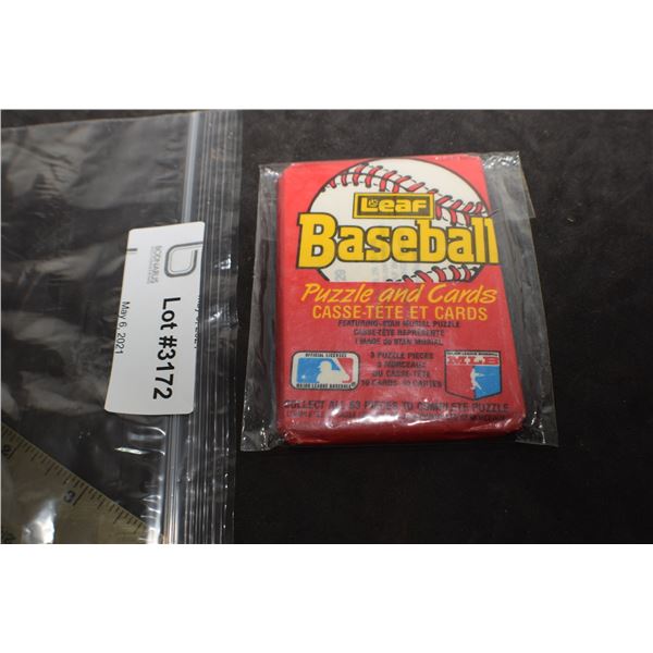 LEAF BRAND BASEBALL WAX PACK , CANADIAN LATER DONRUSS