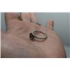 Image 2 : PANDORA    STERLING VINTAGE RING BLACK TOURMALINE STONE 5.2 G