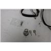 Image 2 : Vintage Made in USA 6-6 Lock & Key 2 Leather Straps and Golf Club Earrings