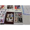Image 3 : Hockey Cards Box Bottoms Howe, Gretzky, Messier, 9 NHL Hockey Stickers