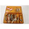 Image 2 : Tackle Box Organizer With Vintage Hooks