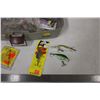 Image 2 : Tackle Box 2 Shelf with Vintage Hooks