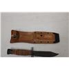 Image 3 : Military Knife (K Bar?) With Sheath