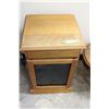 Image 1 : Small Night Stand With Door 17" x 17" x 26" tall