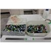 Image 1 : (2X THE MONEY) Containers of Marbles