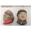 Image 3 : Chalkware Heads (4 pieces)