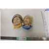 Image 1 : Chalkware Heads (2 pieces)