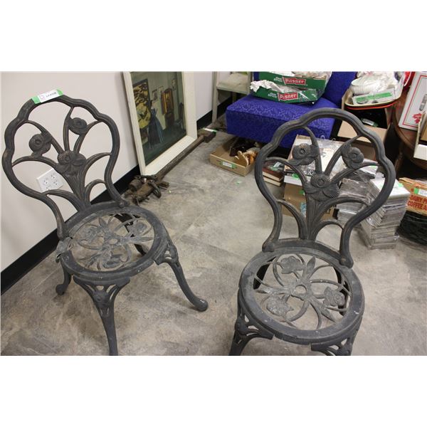 Wrought Iron Chairs 2 Chairs