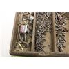 Image 3 : Nails and Hardware in Antique Wooden Box